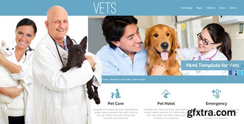 ThemeForest - VETS - Veterinary Medical Health Clinic Template - RIP