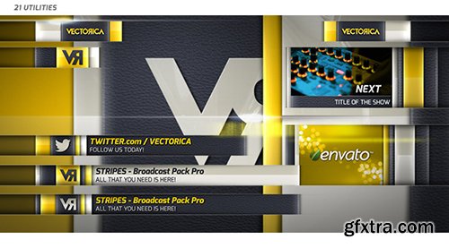 Videohive Stripes - Broadcast Pack Pro 4641473