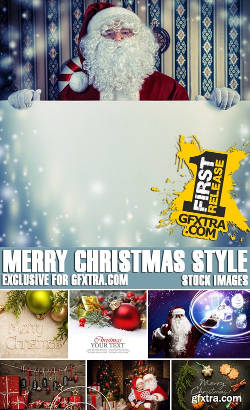 Stock Photos - Merry Christmas Style, 25xJPG