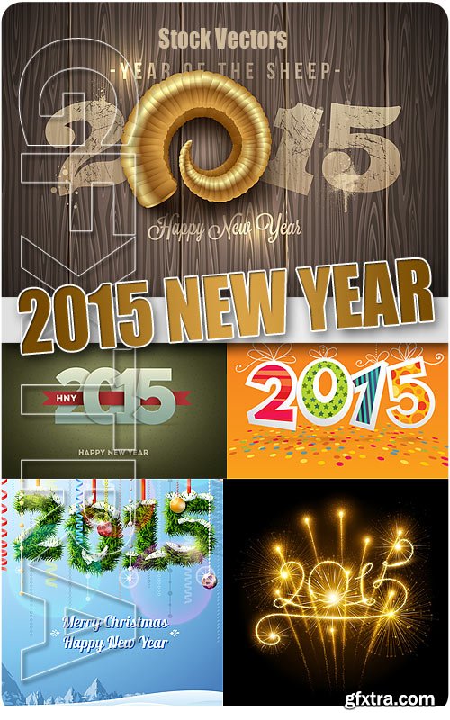 2015 New Year - Stock Vectors