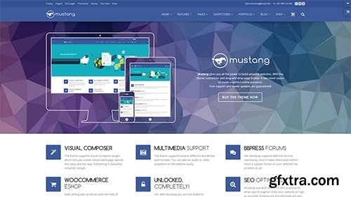 Mustang Lite v1.2.5 - Portfolio WordPress Theme