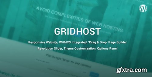 ThemeForest - GridHost v3.0 - Responsive Hosting WordPress Theme
