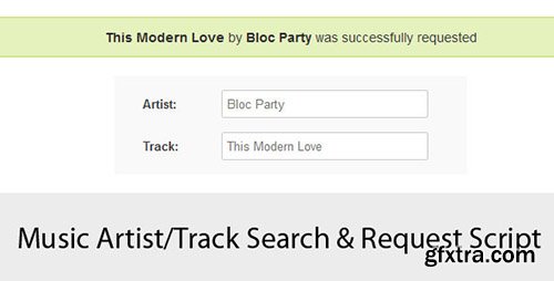 CodeCanyon - Music Artist/Track Search & Request Script
