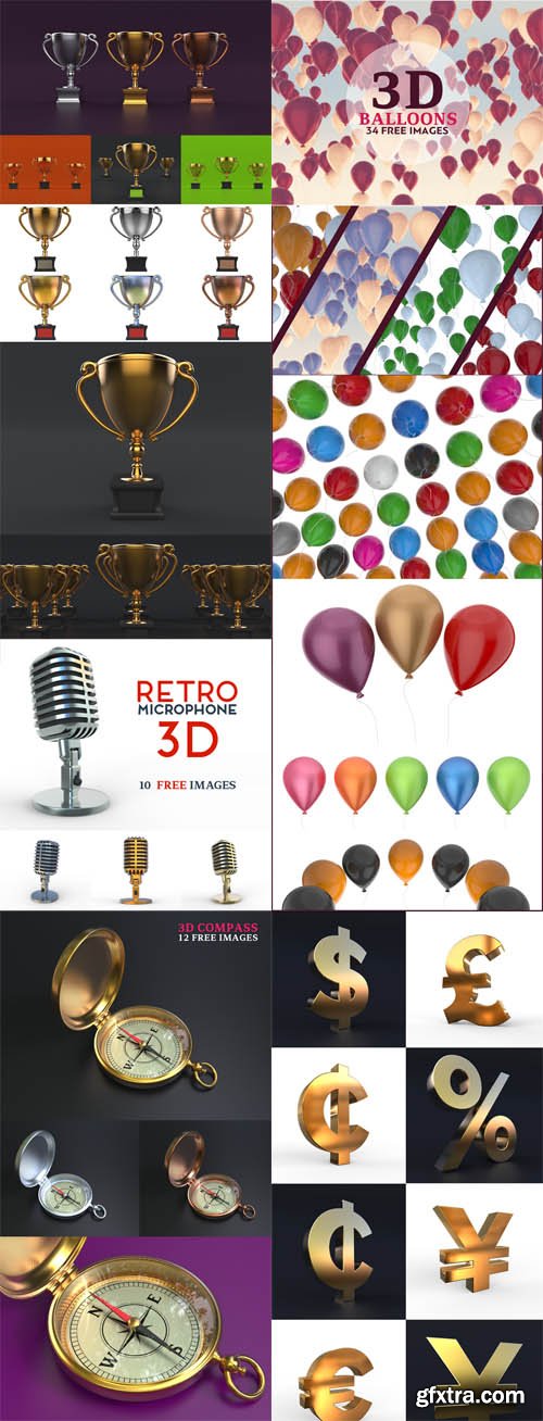 3D Objects and Elements vol 1