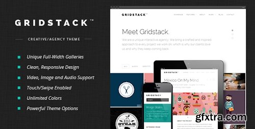 ThemeForest - GridStack v1.09 - Responsive Agency WordPress Theme