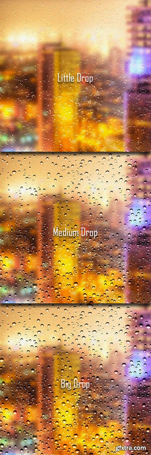 PSD Water Textures (Big Drop, Medium Drop, Little Drop)