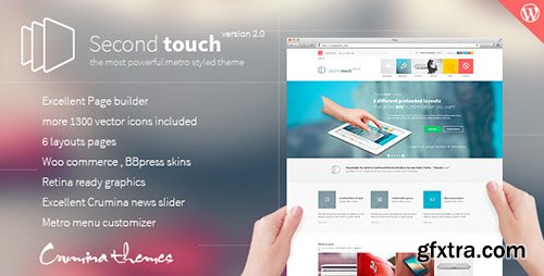 ThemeForest - Second Touch v1.5.5 - Powerful metro styled theme