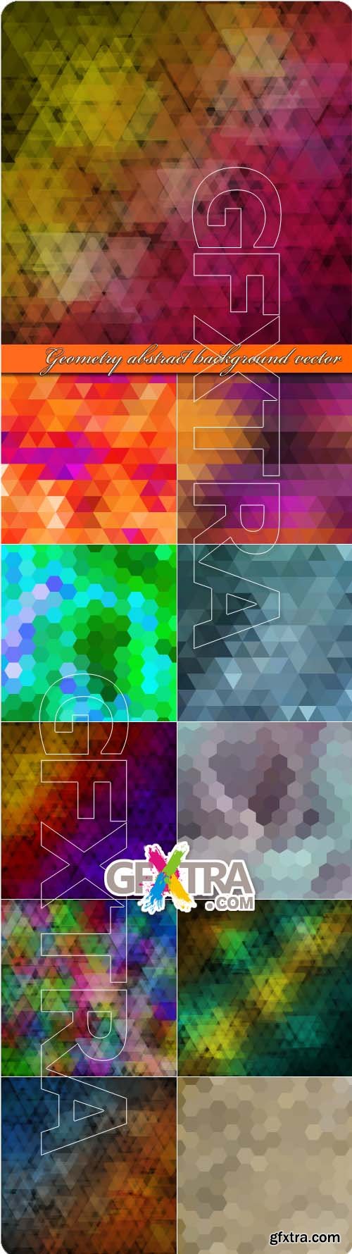 Geometry abstract background vector