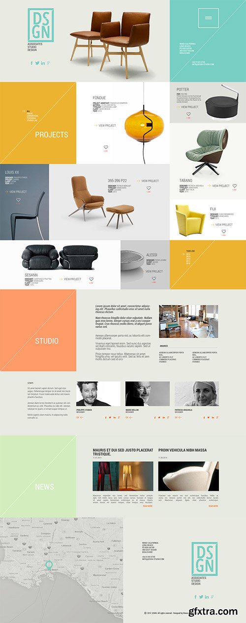 PSD Web Template - DSGN - Designer / Agency / Portfolio Website Theme