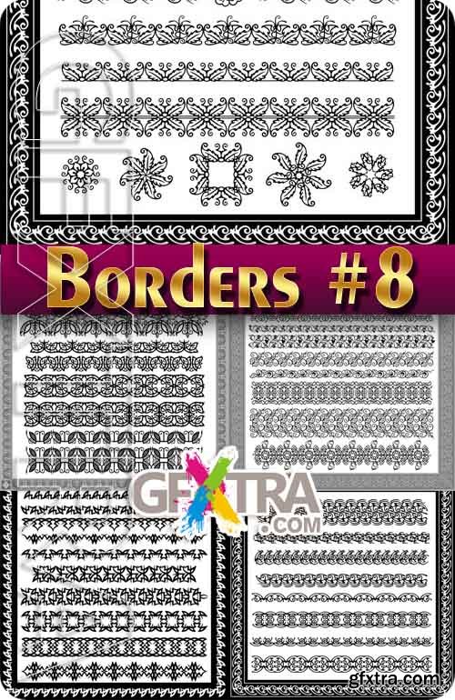 Vintage elements and borders #8 - Stock Vector