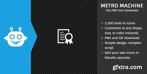 CodeCanyon - Metro Machine v1.2 - Icon Generator