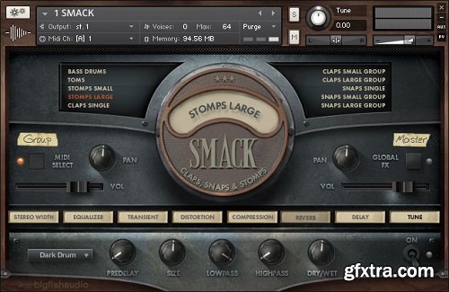 Big Fish Audio SMACK Claps Snaps and Stomps KONTAKT-MAGNETRiXX