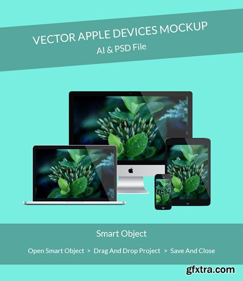 PSD & AI Mock-Up - Apple Modern Realistic Devices