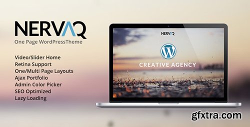 ThemeForest - Nervaq v1.1.0 - Responsive One Page WordPress Theme