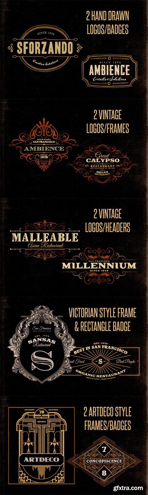 Vintage Logo Creator Kit