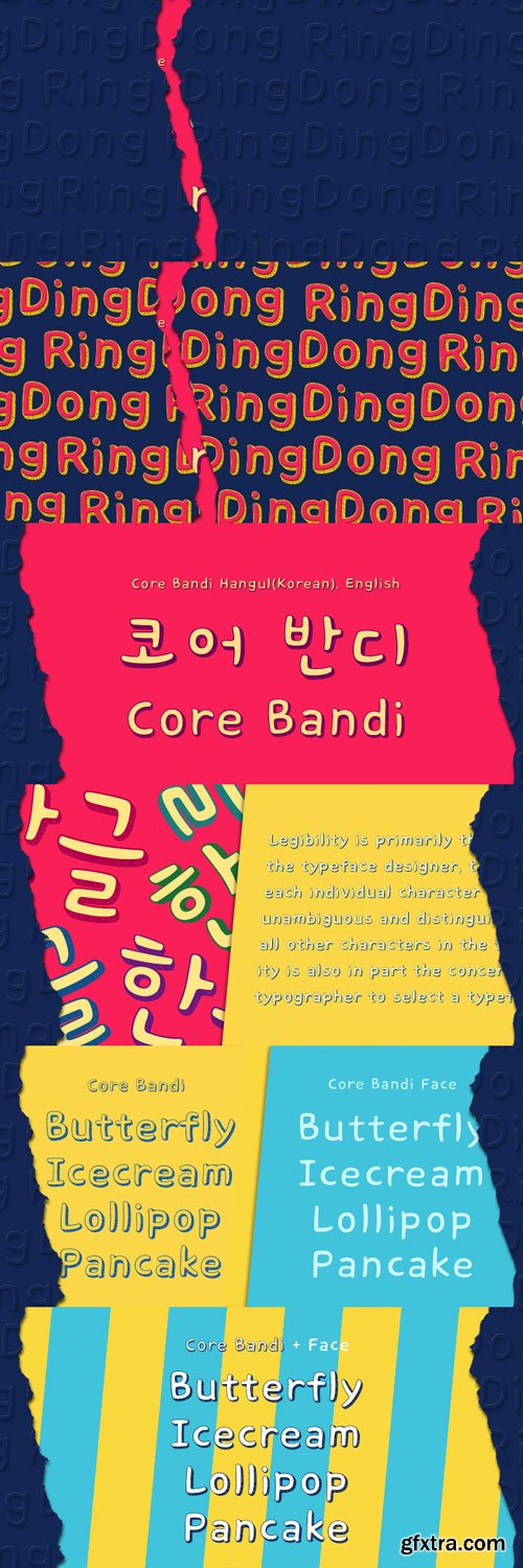 Core Bandi Font Family $99
