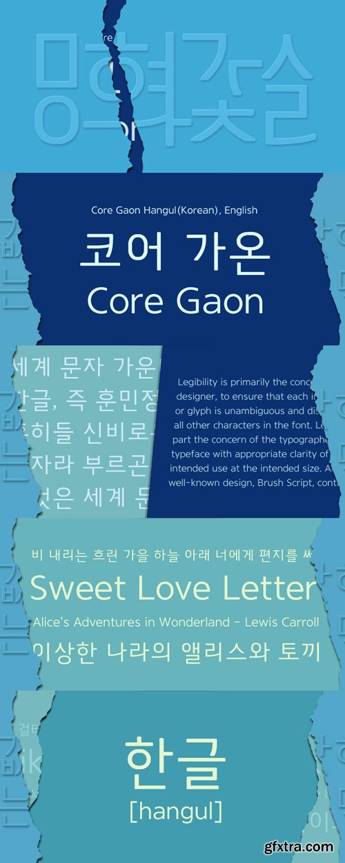 Core Gaon Font Family $59