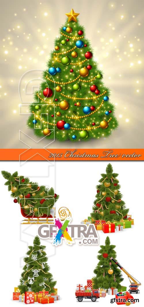 2015 Christmas Tree vector
