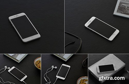 5 Photorealistic PSD Mock-Up\'s - iPhone 6