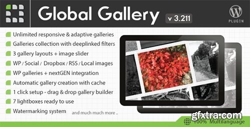 CodeCanyon - Global Gallery v3.21 - WordPress Responsive Gallery
