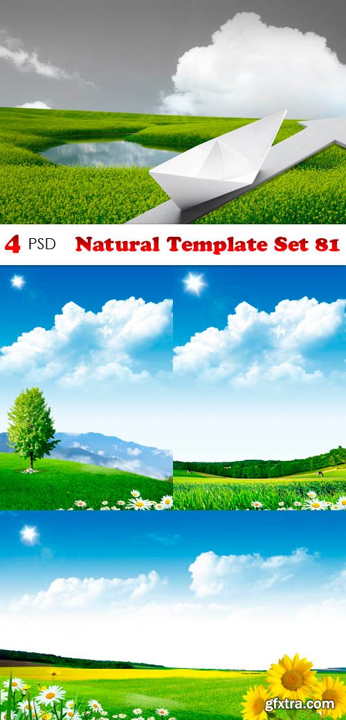 PSD - Natural Template Set 81