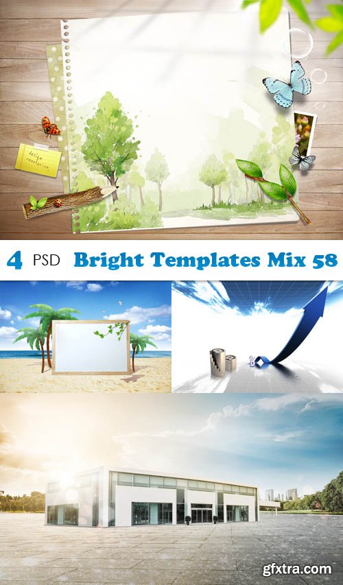 PSD - Bright Templates Mix 58