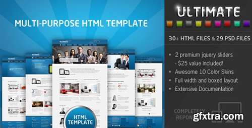 ThemeForest - Ultimate v3 - Responsive HTML Template - FULL