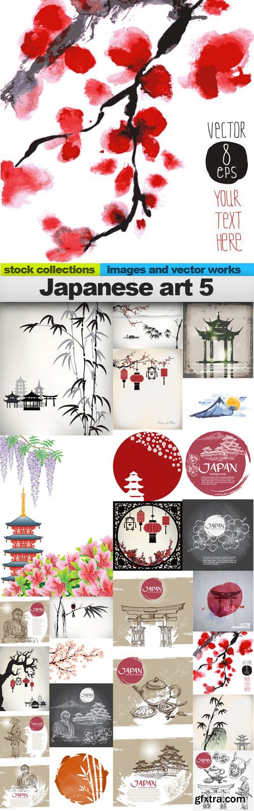 Japanese art 5,25 x EPS