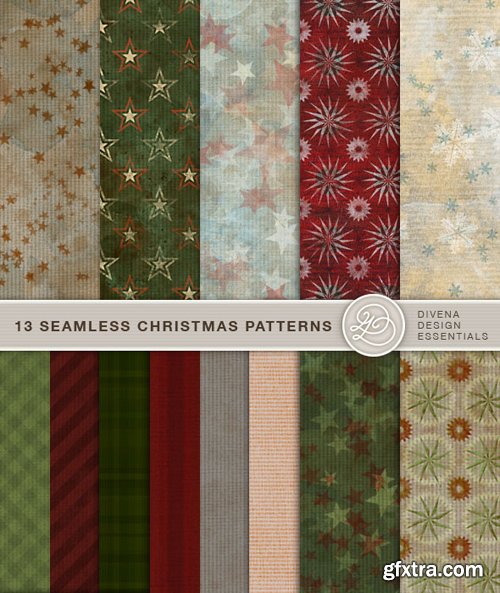 Christmas Seamless Patterns for Photoshop