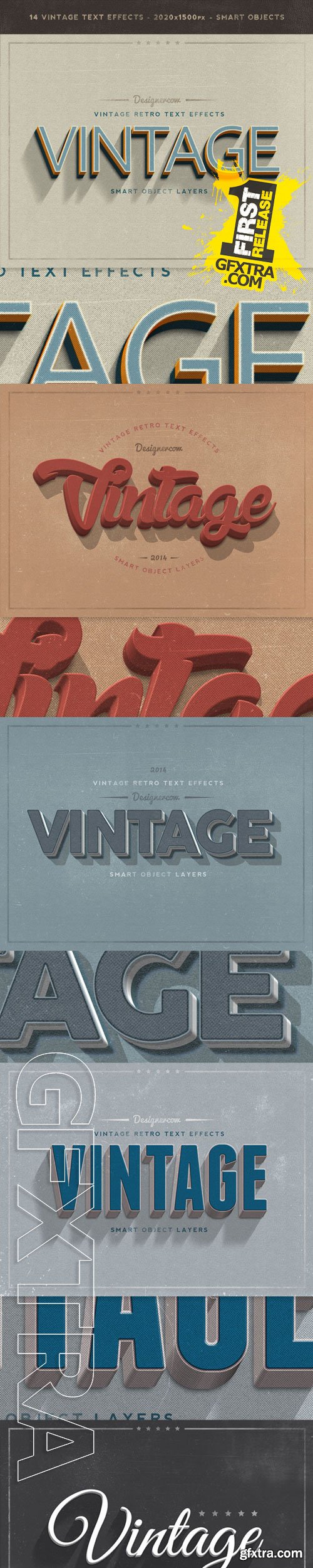 GraphicRiver - New Vintage Retro Text Effects 9373491