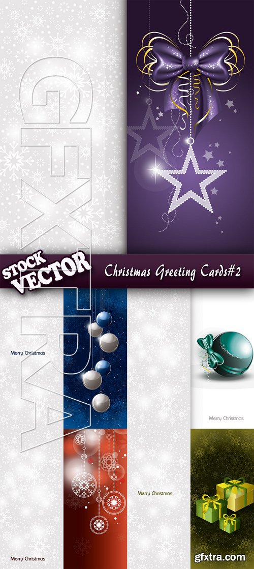 Stock Vector - Christmas Greeting Cards#2