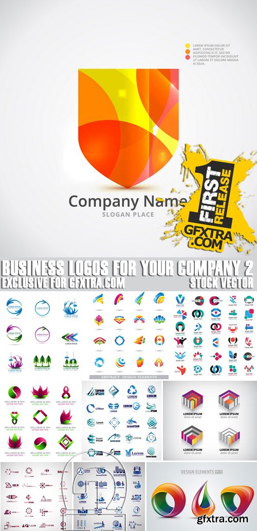 Stock Vectors - Business logos for your company 2, 25xEPS