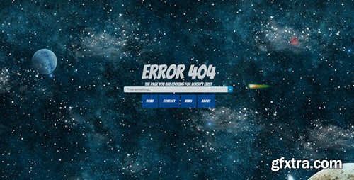 ThemeForest - Deep Space 404 - RIP