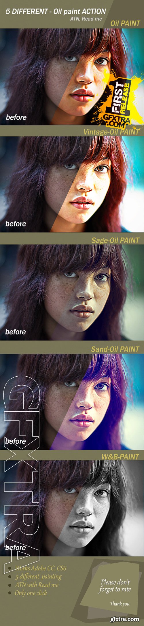 GraphicRiver - Oil Paint Action 9412573