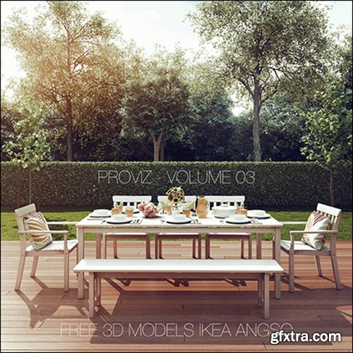 Proviz Volume 03 Models Ikea Angso Outdoor Furniture Series