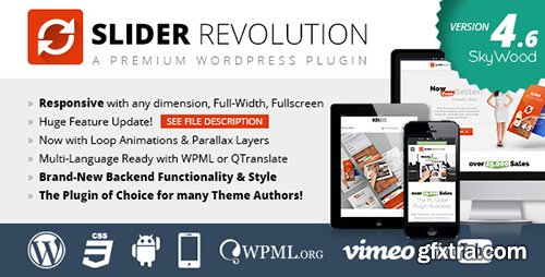 CodeCanyon - Slider Revolution v4.6.3 - Responsive WordPress Plugin