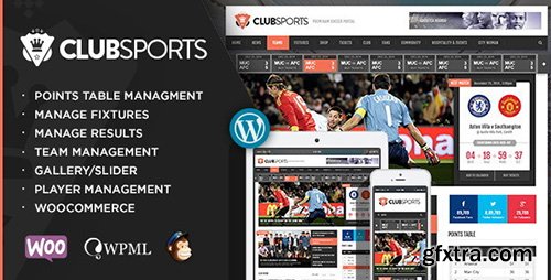 ThemeForest - Club Sports v1.7 - Events and Sports News Theme
