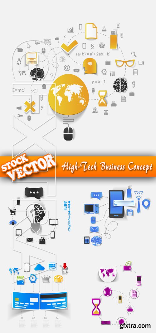Stock Vector - High-Tech Business Concept