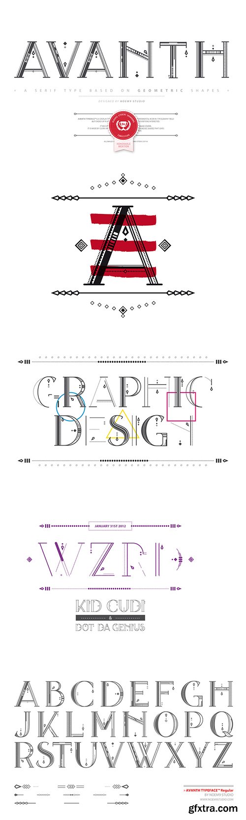 Graphicriver Avanth Font Family 9278339