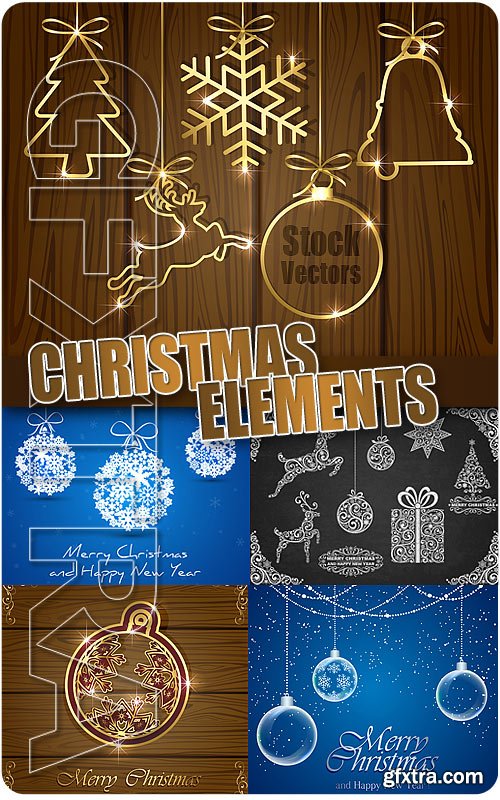 Christmas elements - Stock Vectors