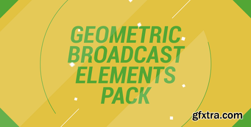 Videohive - Geometric Broadcast Elements Pack 8606180