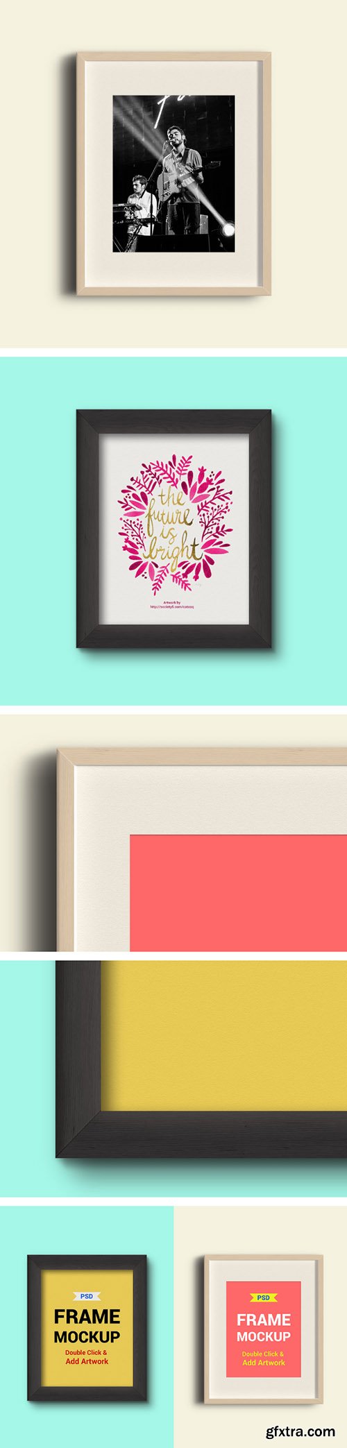 PSD Mock-Up\'s - Two Photo Frames