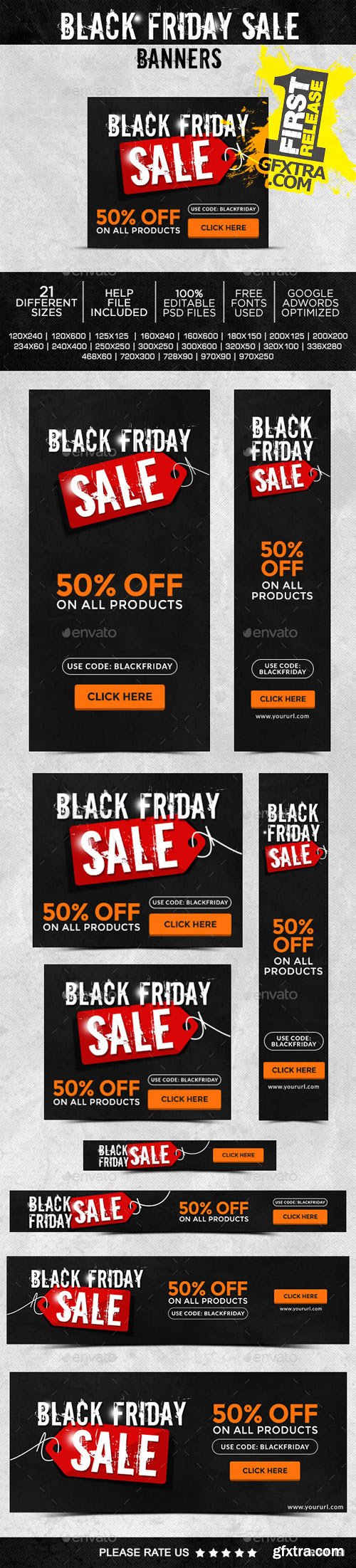 GraphicRiver - Black Friday Sale Banners