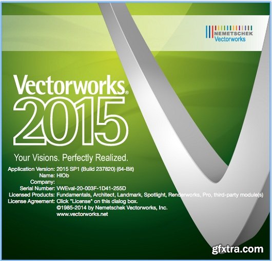 Vectorworks 2015 SP1 20.0.1 (237820) MacOSX