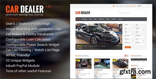 ThemeForest - Car Dealer v1.0.1 - Auto Dealer Responsive WP Theme