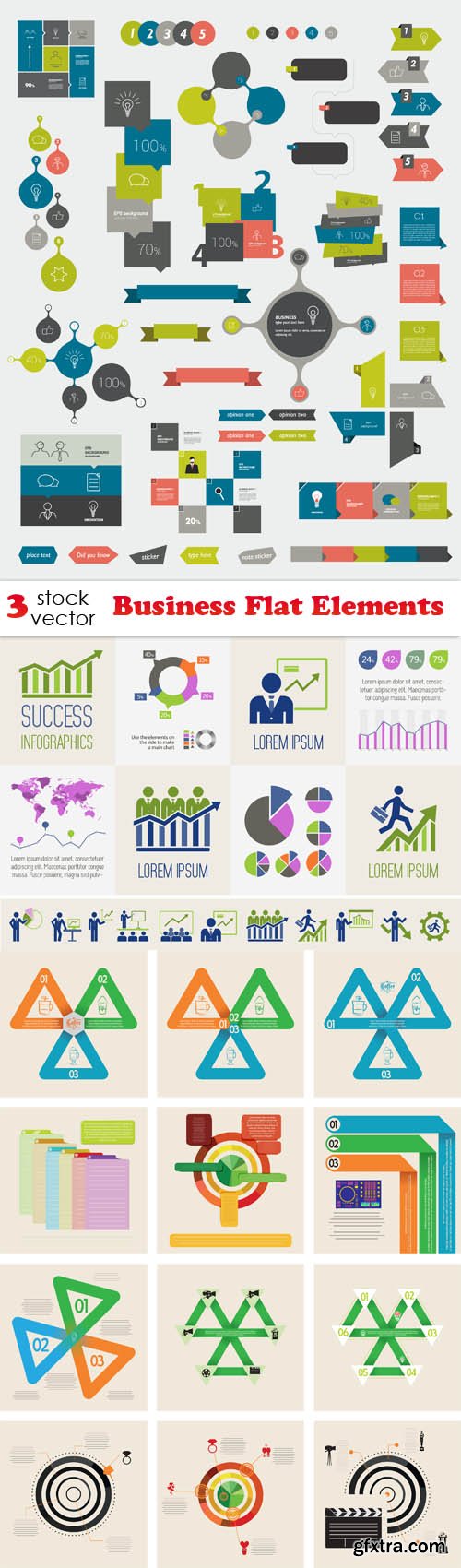 Vectors - Business Flat Elements