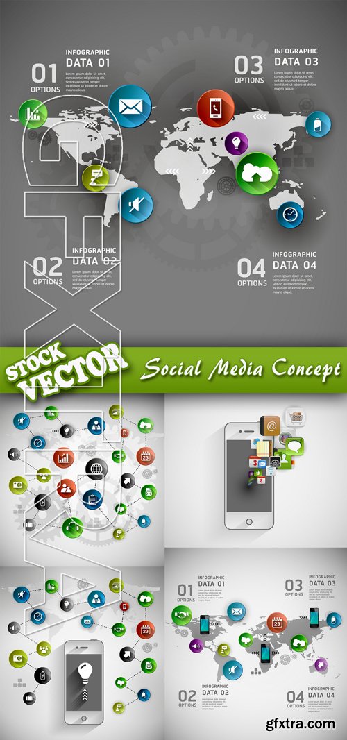Stock Vector - Social Media Concept
