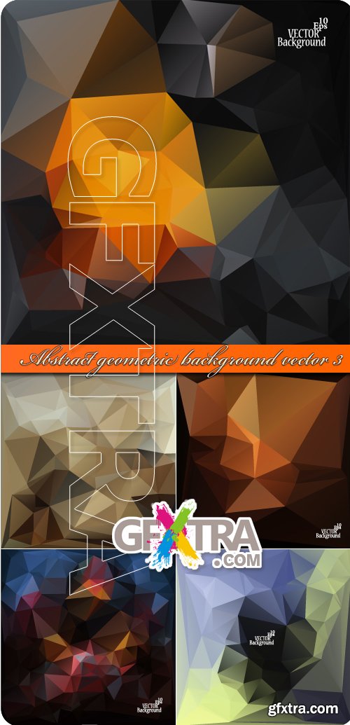 Abstract geometric background vector 3