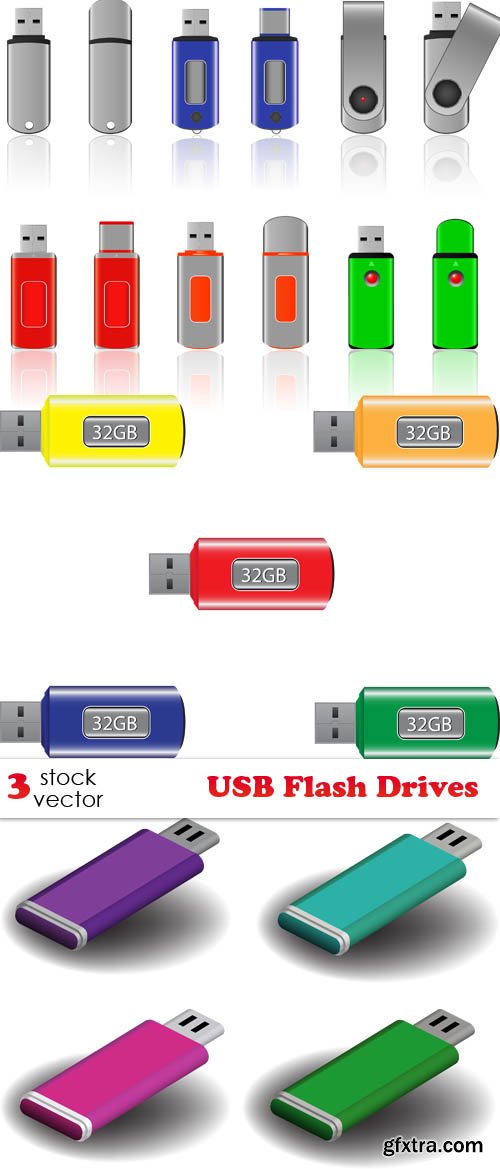 Vectors - USB Flash Drives