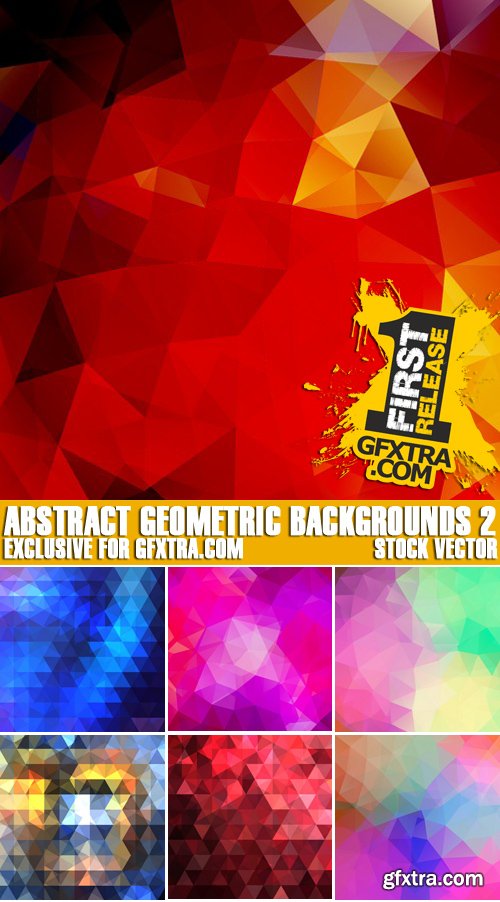 Stock Vectors - Abstract Geometric Backgrounds 2, 25xEPS